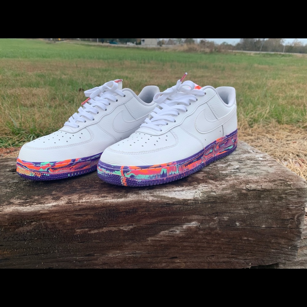 Air Force 1s, very clean.